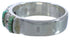 Southwest Turquoise Genuine Sterling Silver Ring Size 6-1/4 WX34469